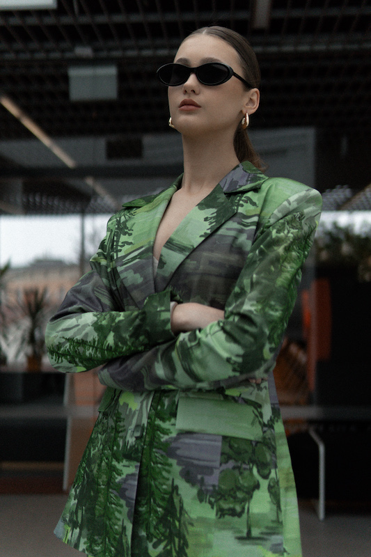 GREEN LANDSCAPE women's suit