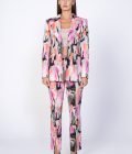 PINK ABSTRACTION women's suit